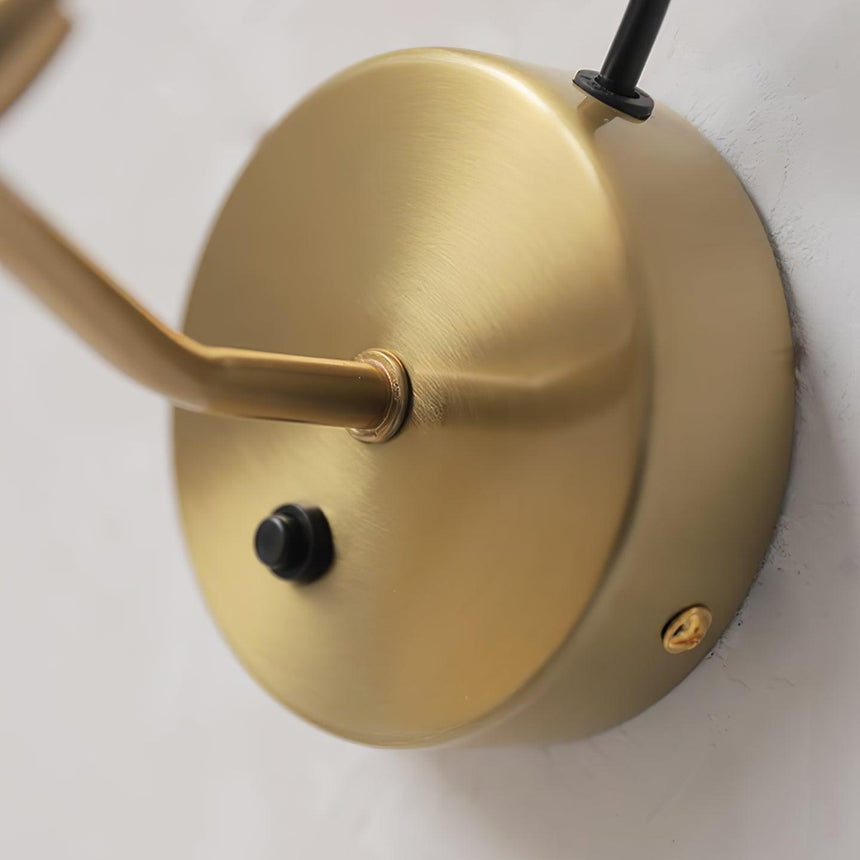 The copper back plate with its on and off button