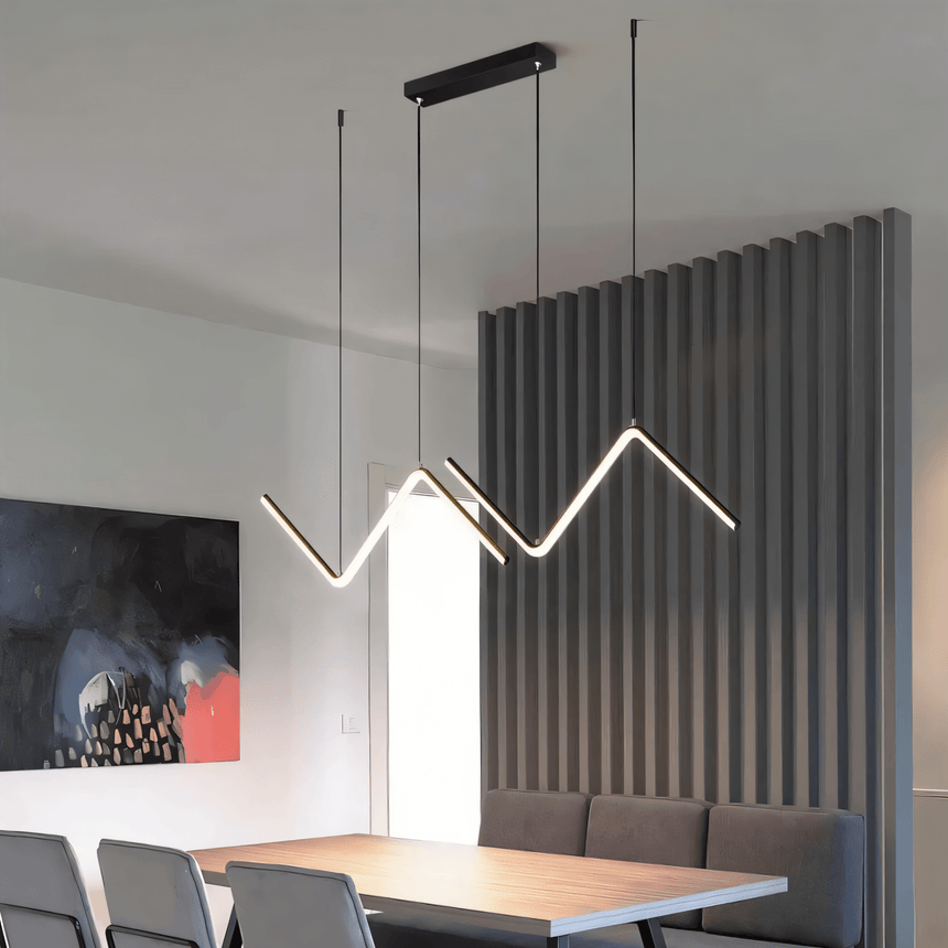 Solenne Chandelier - Architectural Silhouette Detail