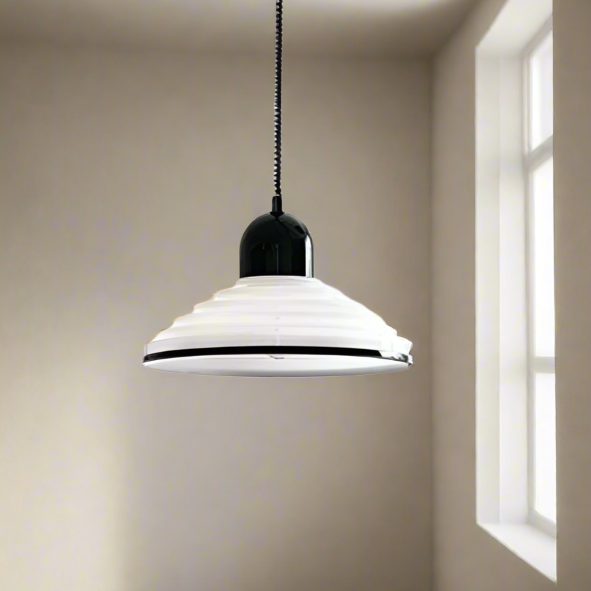 EclatCremeux Cream Glass Chandelier – Hero View - OroDwell