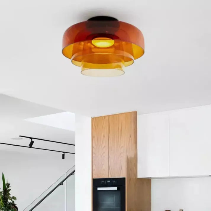 Glass Ceiling Lamp Dimension Diagram