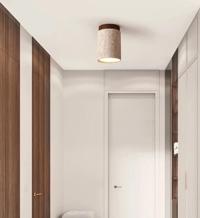 Stone Pendant Light Modern Home Accent
