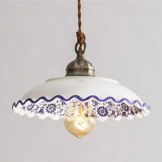 Portuguese Tile Style Pendant Light for Kitchen