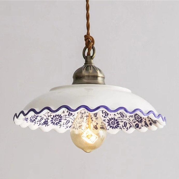 Portuguese Tile Style Pendant Light for Kitchen