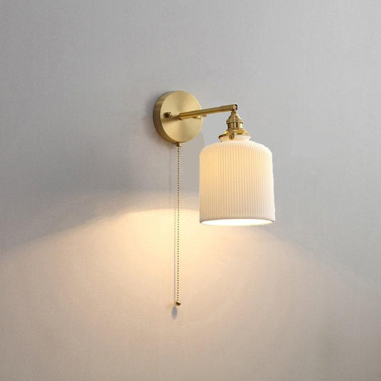Ceramic Lantern Wall Sconce finish detail