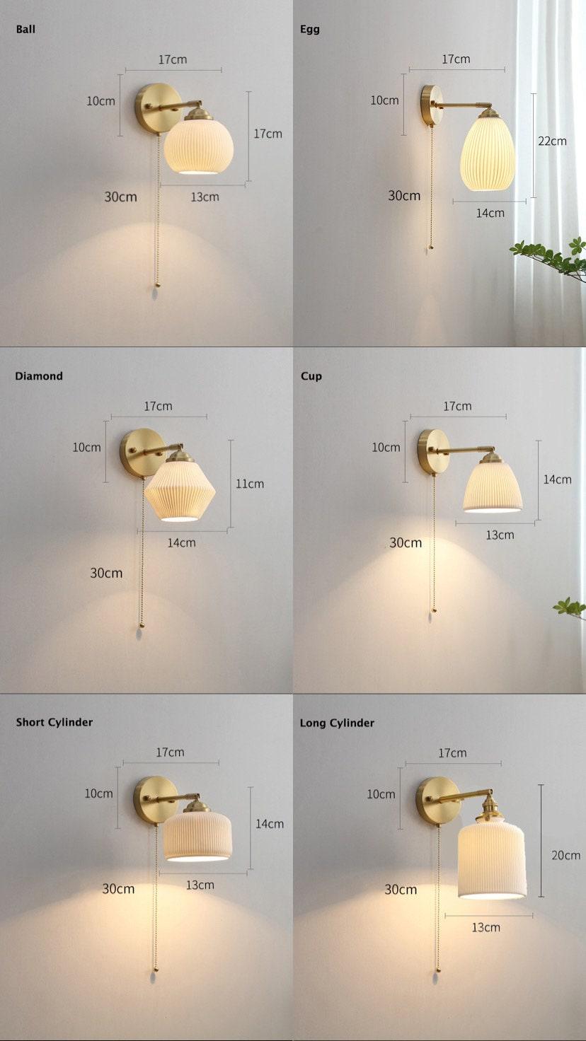 Handmade lantern wall sconce for hallway
