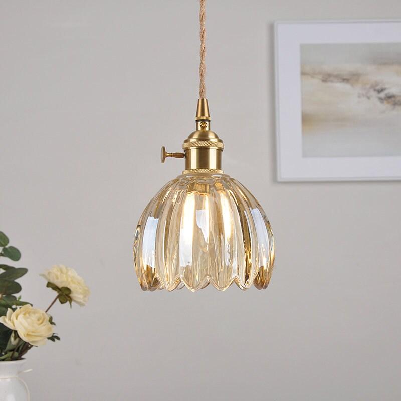 Brass pendant light LED for modern homes decor