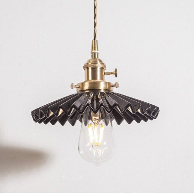 Liora Art Deco Ceramic Pendant Light