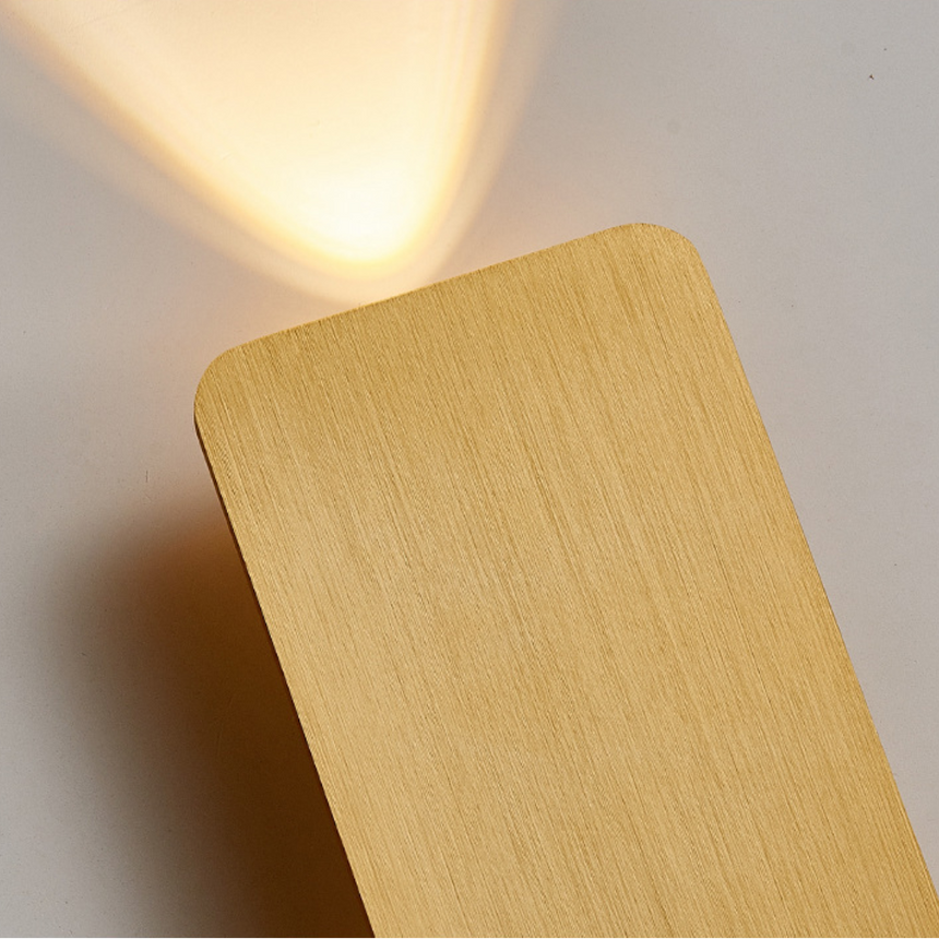 LumaRect rectangular wall lamp styled room setting