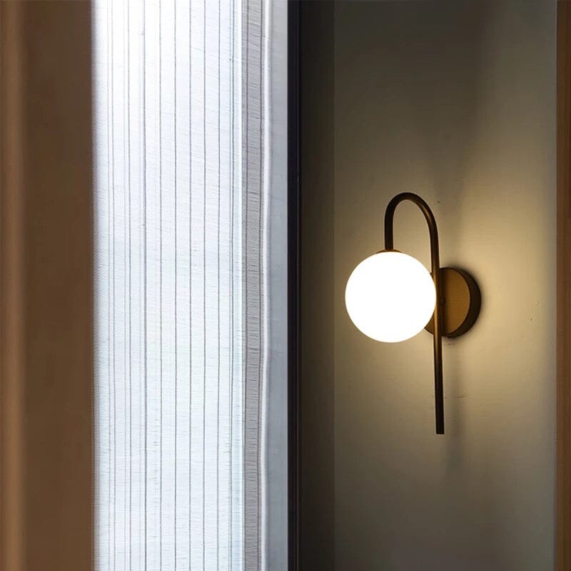 Black Wall Lamp Ambient Glow Accent Piece