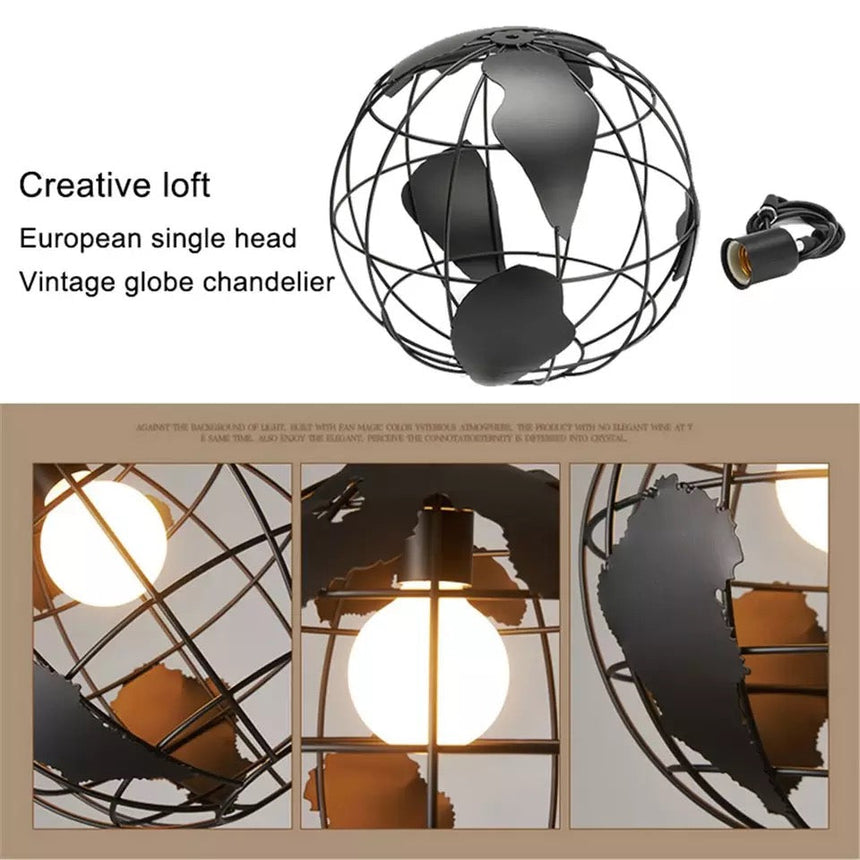 Avela Globe Pendant Light with Durable Metal Construction