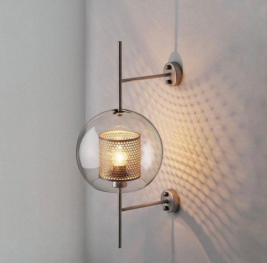 Maribel Glass Wall Lamp Art Deco Interior Lighting Accent