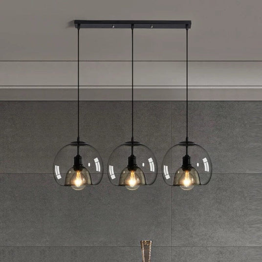 Glass Pendant Light with Glass Finish for Kitchen | OroDwell