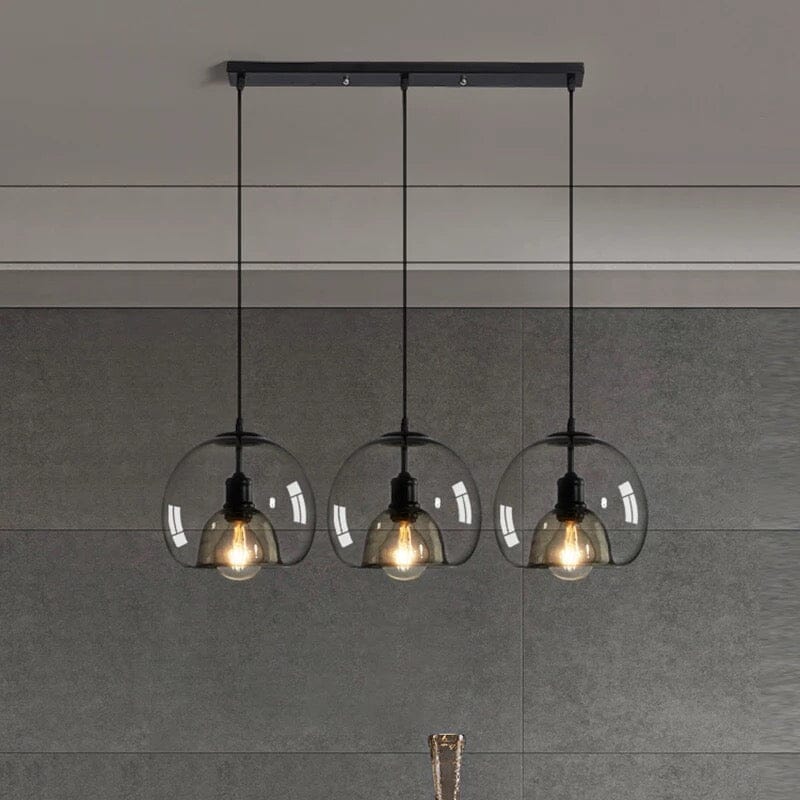Glass Pendant Light with Glass Finish for Kitchen | OroDwell