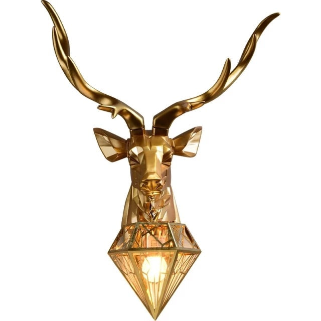 Wildlife wall sculpture resin lamp living room
