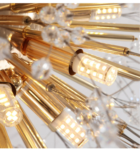 Crystal light for entryway decor