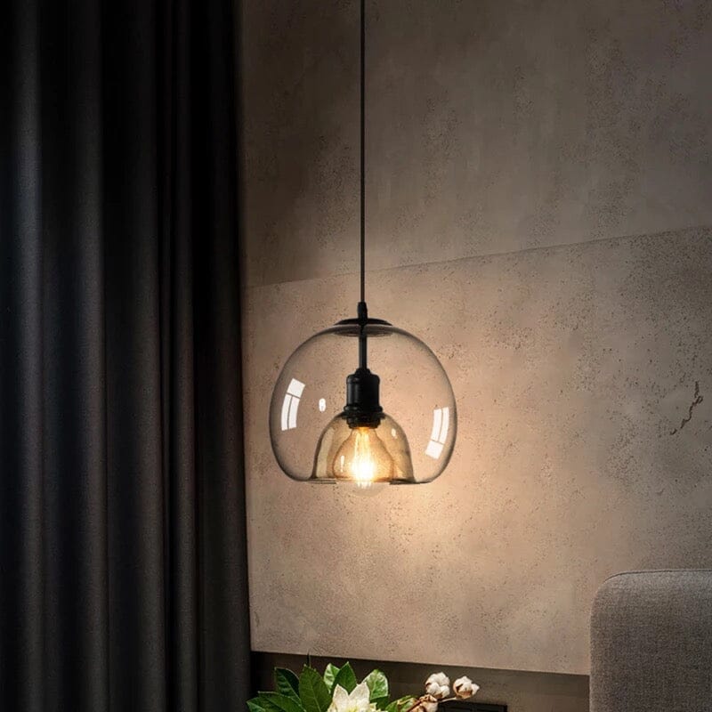 Glass Pendant Light Interior Styling Example | OroDwell