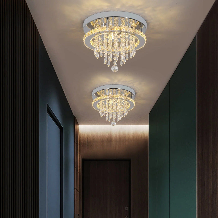 Metal Luna Crystal Lamp for Hallway