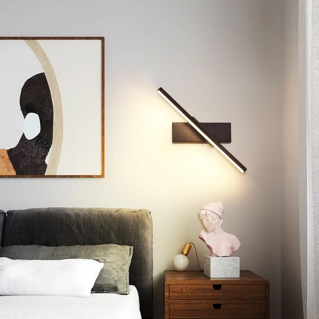 Aluminum wall lamp wall-mounted wedge base