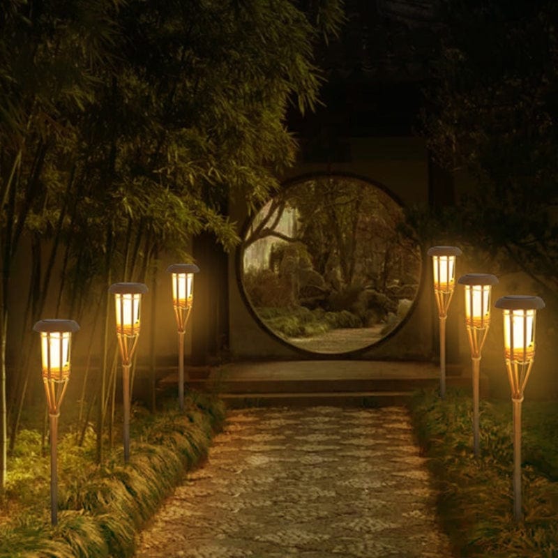 Lumori Tiki Outdoor Solar Lamp for Garden