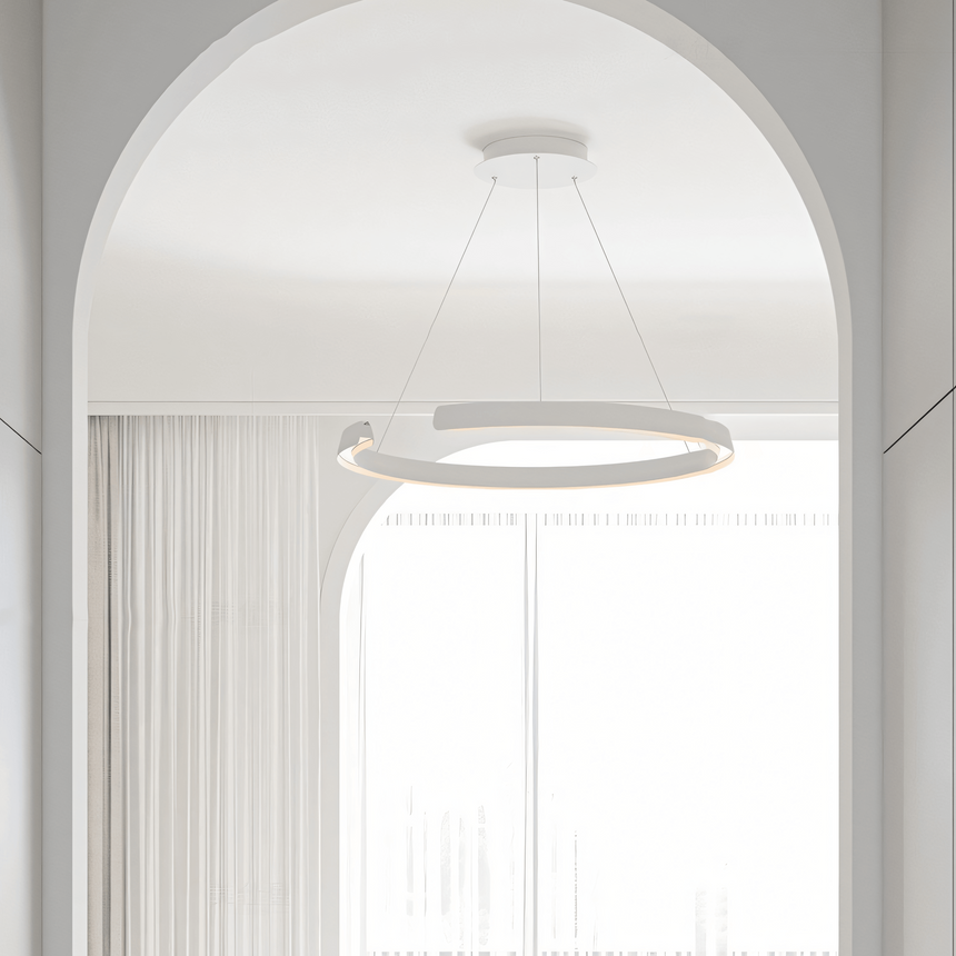 Geometric Ring Chandelier for Contemporary Interiors