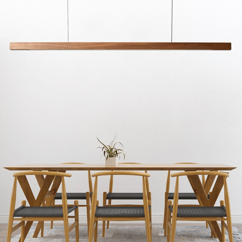 Black Walnut Pendant Light Finish Detail