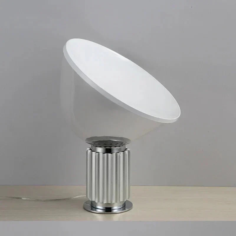 Table lamp in living room accent setting
