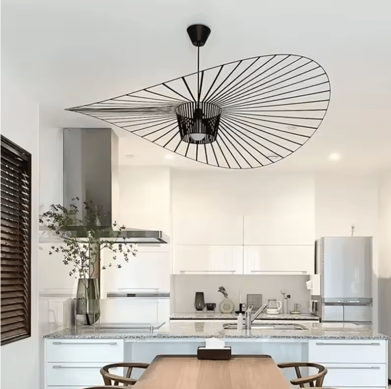 Vexaera Chandelier Black Finish Detail