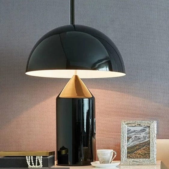 Iron table lamp with durable construction