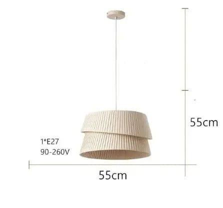 Fabric Chandelier for Dining Space Ambiance
