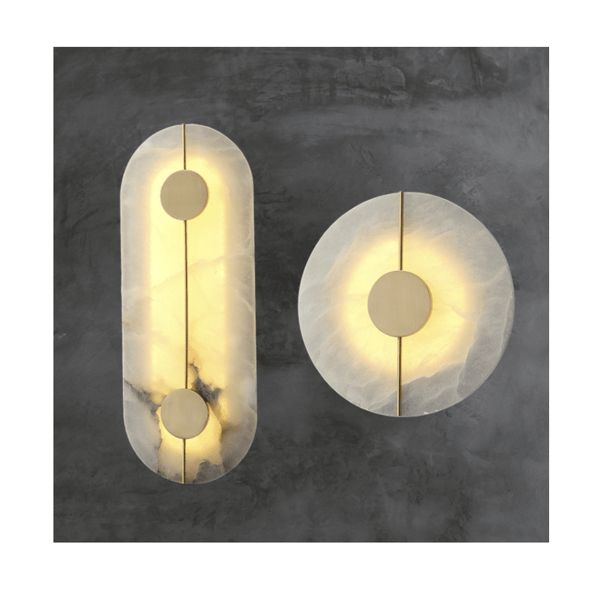 LED wall sconce with soft warm glow