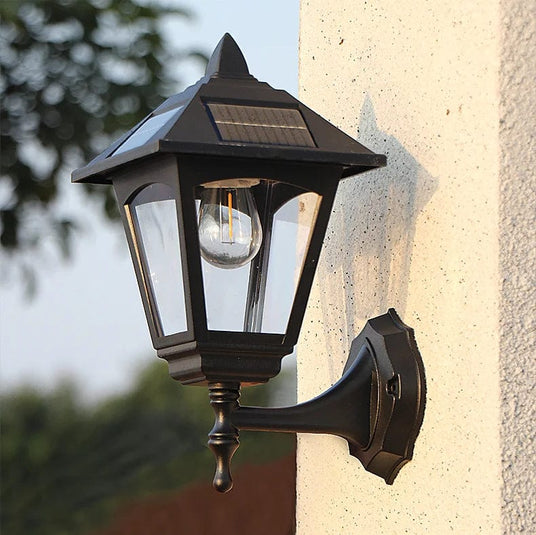 Waterproof wall light for garden pathway