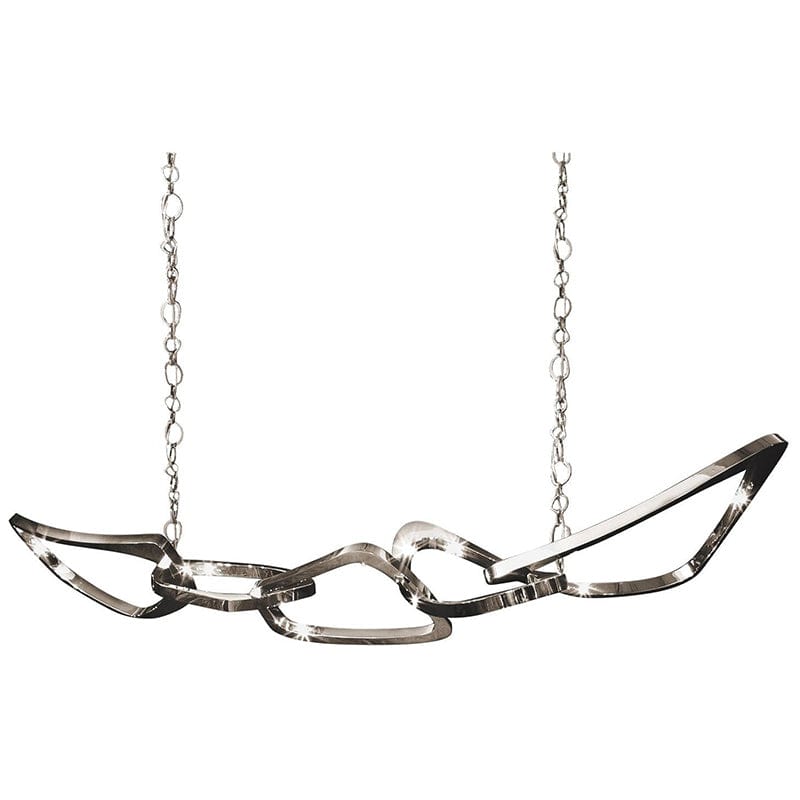 Woven Chandelier Sculptural Silhouette Design