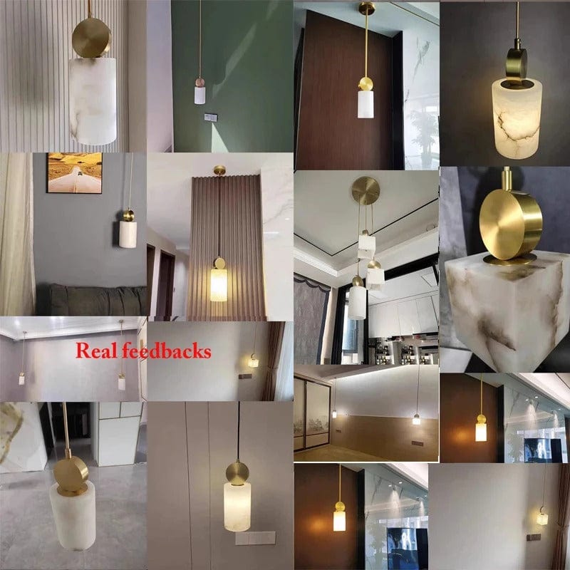 Marble Pendant Lamp Lifestyle Interior Setting