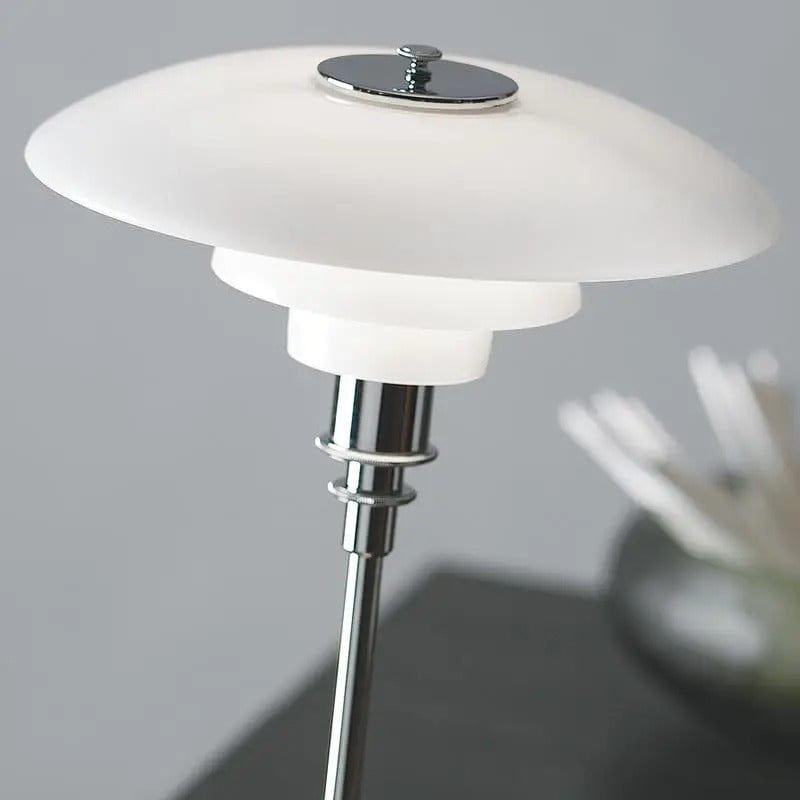 Parasol Floor Lamp Tall Slender Profile View