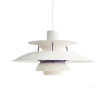 Contemporary lamp warm ambient glow