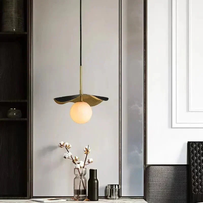 Chrome Pendant Light Soft Ambient Glow for Living Room - OpalDwell