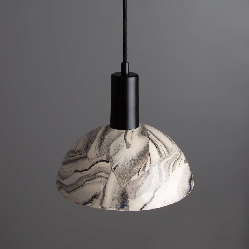 Auretta Ceramic Dome Pendant Light for Modern Living Spaces