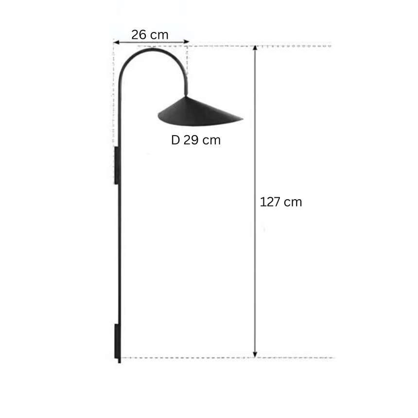 Single light wall sconce for artwork accent