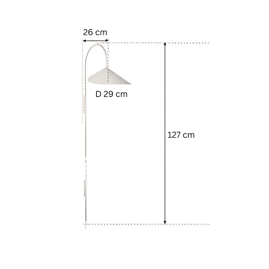 Modern minimalist wall sconce fixture