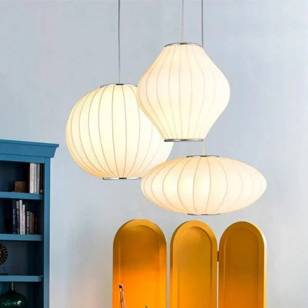LumiBulle Pendant Lamp Installed for Soft Glow
