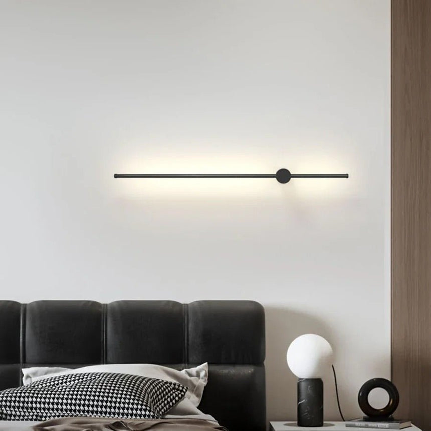 Metal wall light fixture back mounting view