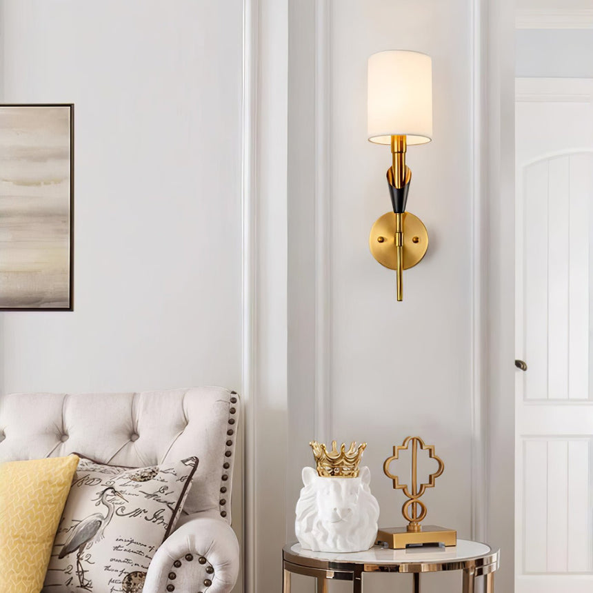 Brushed Nickel Metal Wall Lamp for Contemporary Living Spaces | OroDwell