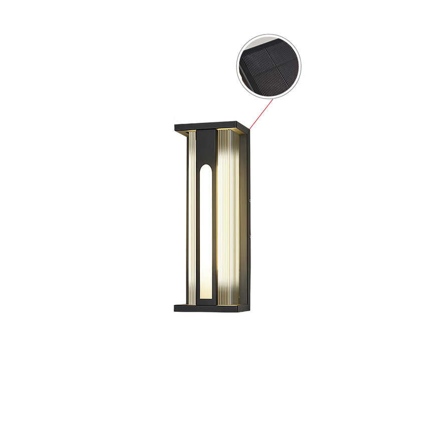 The short solar lantern shown with the solar cell on its top