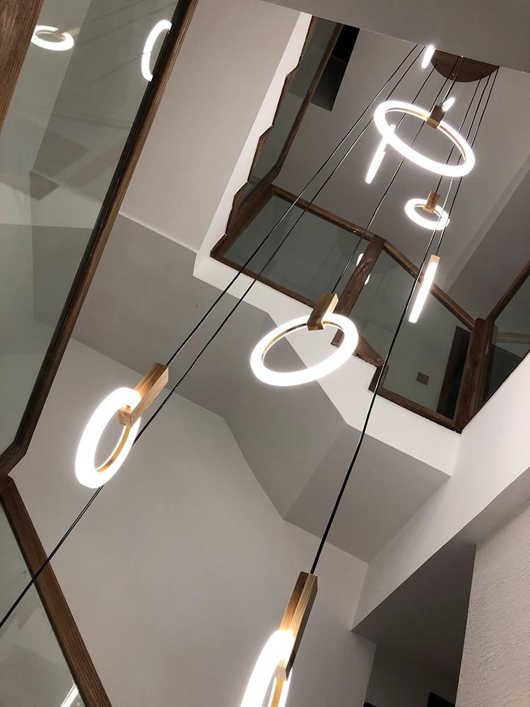 Virelle Ring Chandelier Side Angle Perspective View - OpalDwell