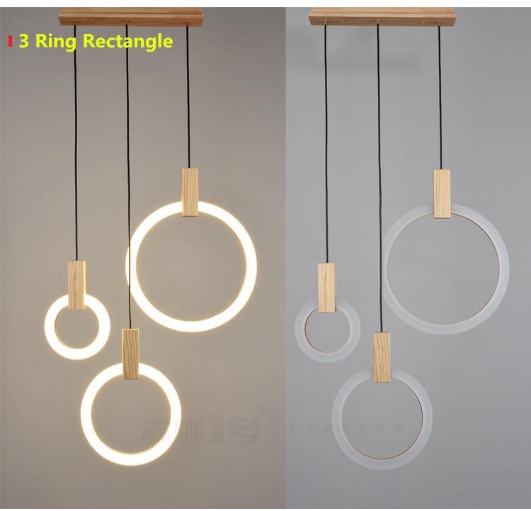 Acrylic Chandelier Ring Design for Living Room - OpalDwell