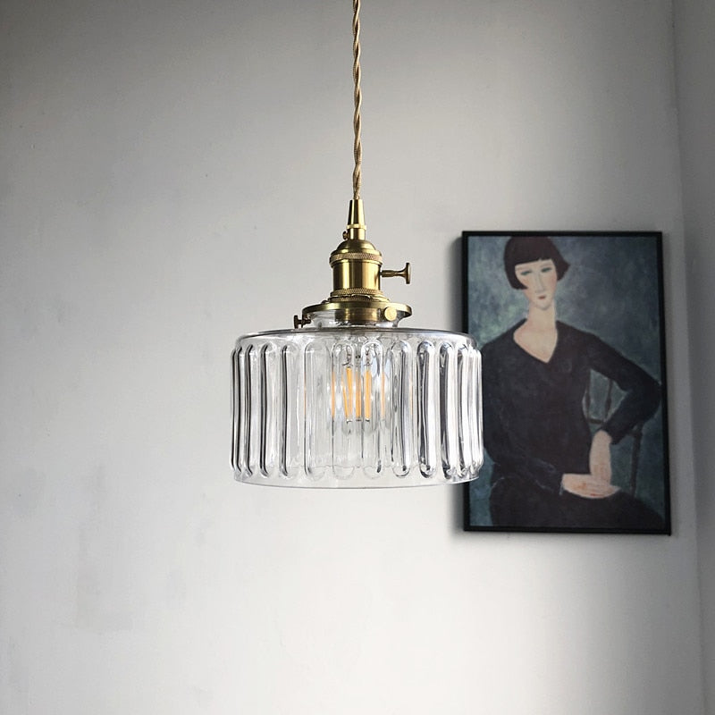 Hinata Brass Pendant Light in a kitchen setting | OroDwell