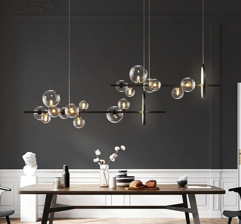 Glass Pendant Light for Entryway Decor