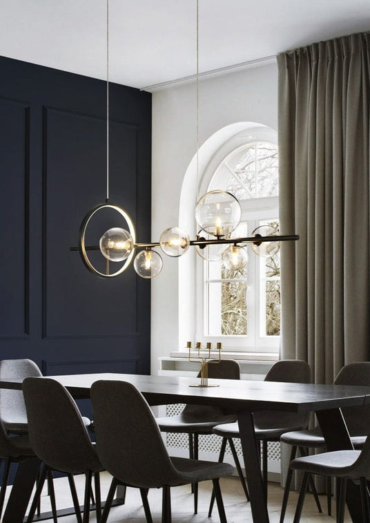 Bubble Glass Hanging Lamp for Dining Area