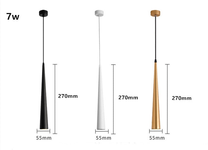 Cone Pendant Light Clean Contemporary Silhouette Accent - OpalDwell