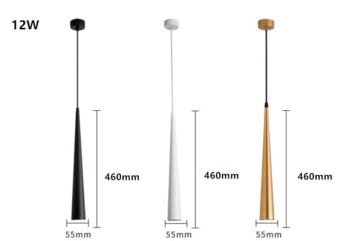 NovaCrest LED Pendant Light Side Angle Perspective - OpalDwell